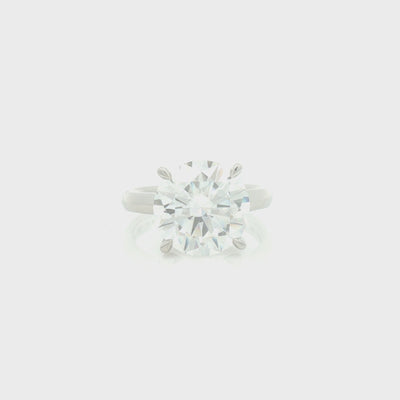 Lab Grown Diamond Brilliant Cut 5.00ct Solitaire Ring Platinum