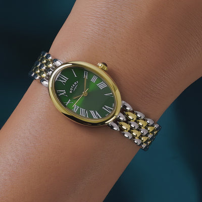 Rotary Ladies Heritage Astoria Green Dial Bracelet Watch RLB10025/24
