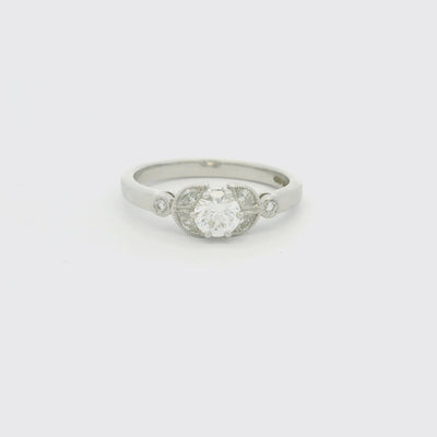 18ct White Gold Fancy Diamond Ring