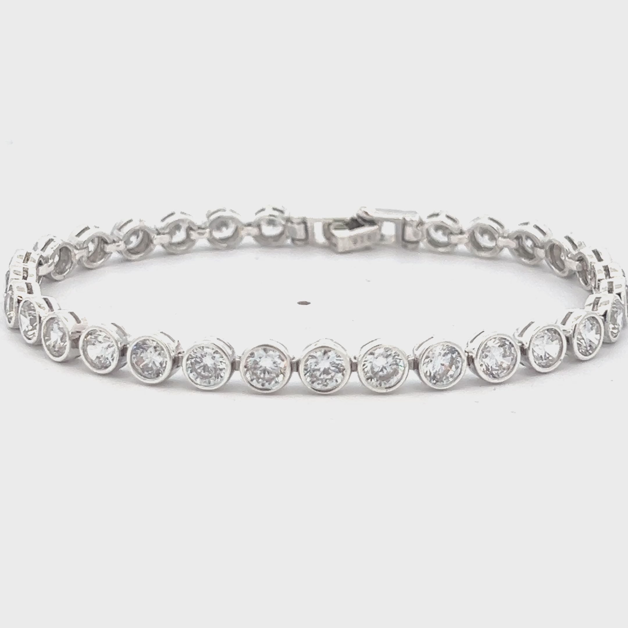 Sterling Silver 5mm CZ Tennis Bracelet