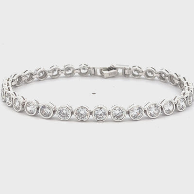 Sterling Silver 5mm CZ Tennis Bracelet