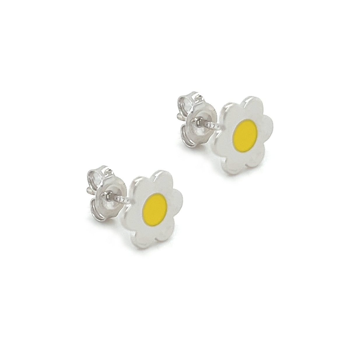 Silver Flower Stud Earring