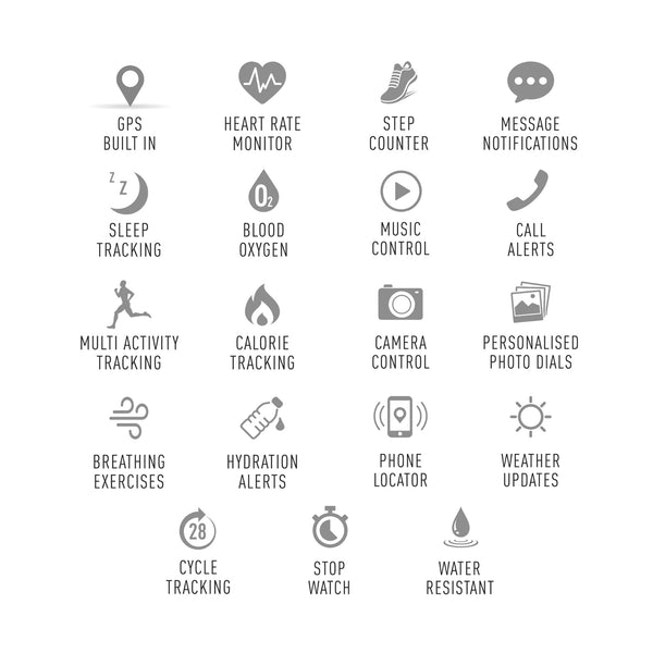 Reflex Active Series 18 Smart Watch RA18-2148 FUNCTIONS