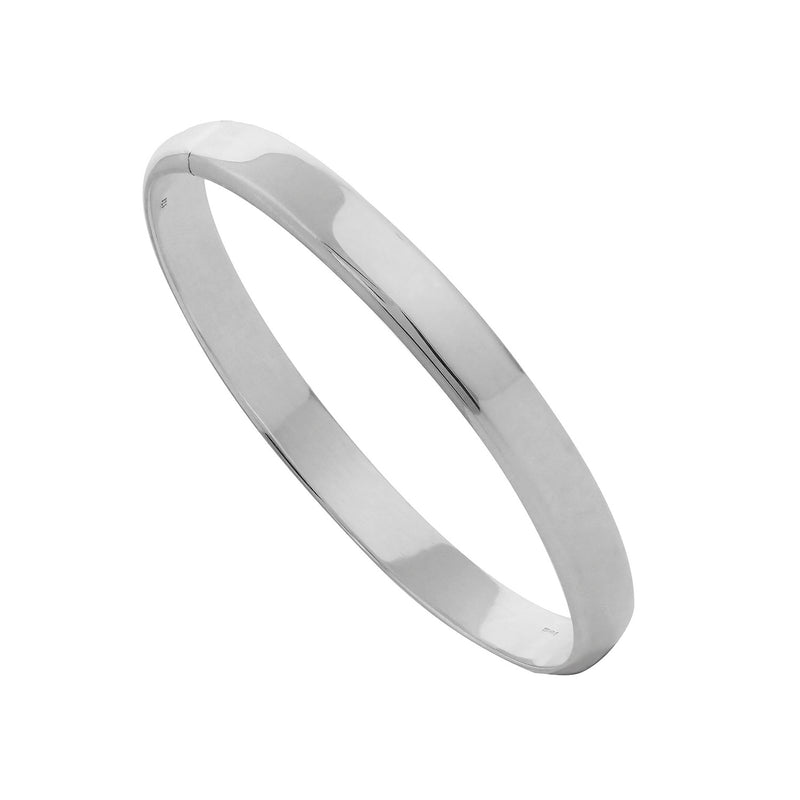 Sterling Silver Chunky 8mm Stacker Bangle