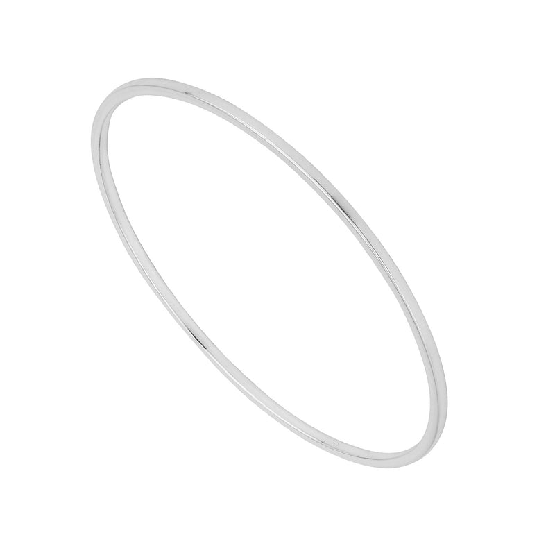 Sterling Silver 3mm Square Wire Stacker Bangle