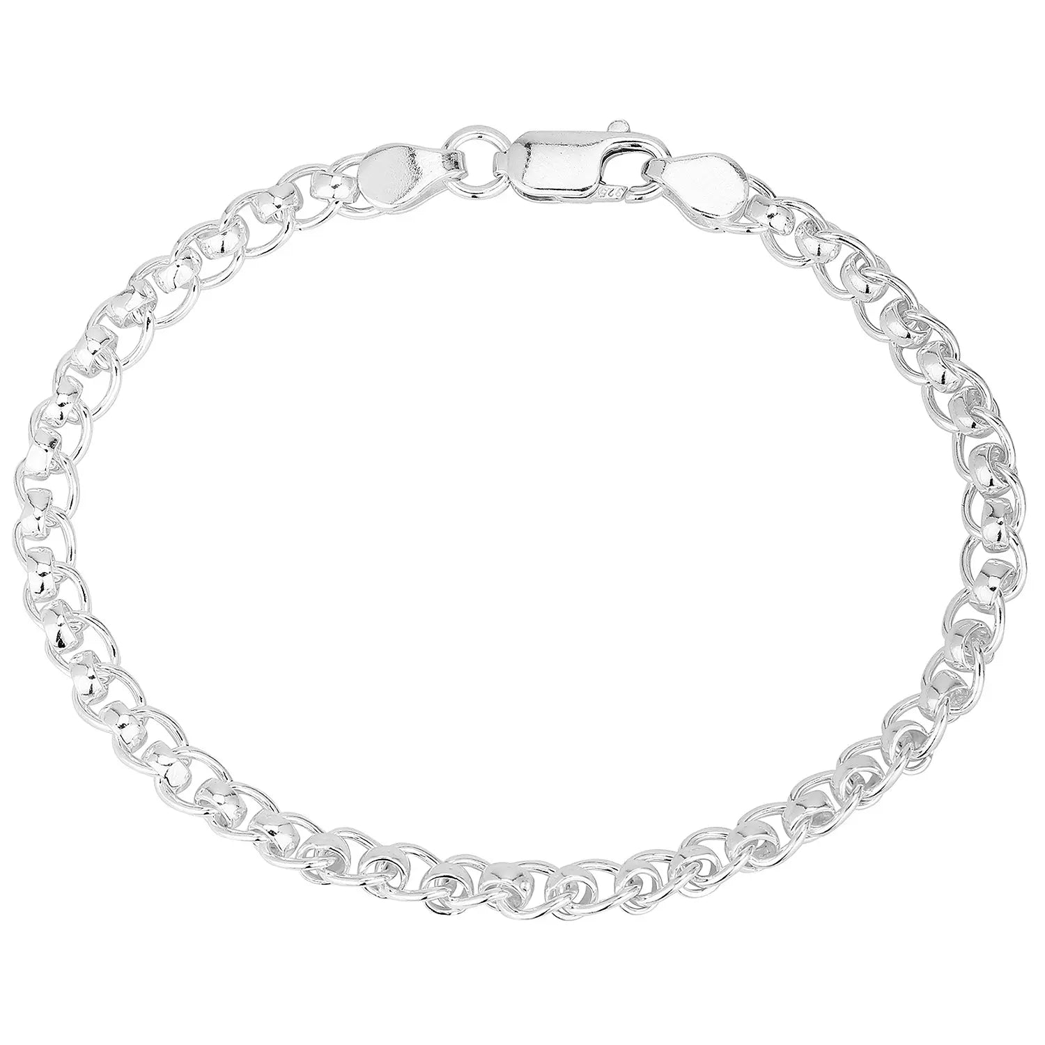 Sterling Silver Rollerball Bracelet