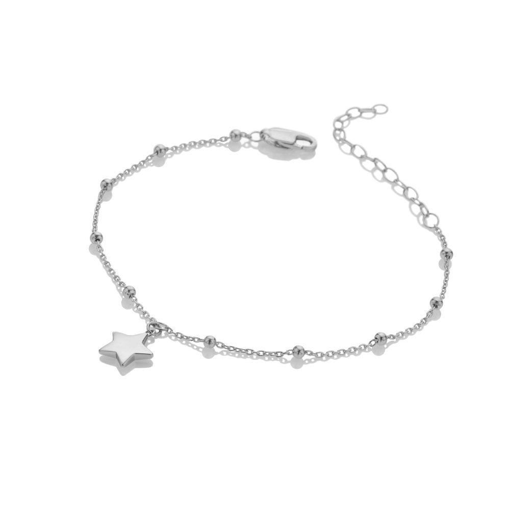 Hot Diamonds Silver Whisper 40th Birthday Bracelet