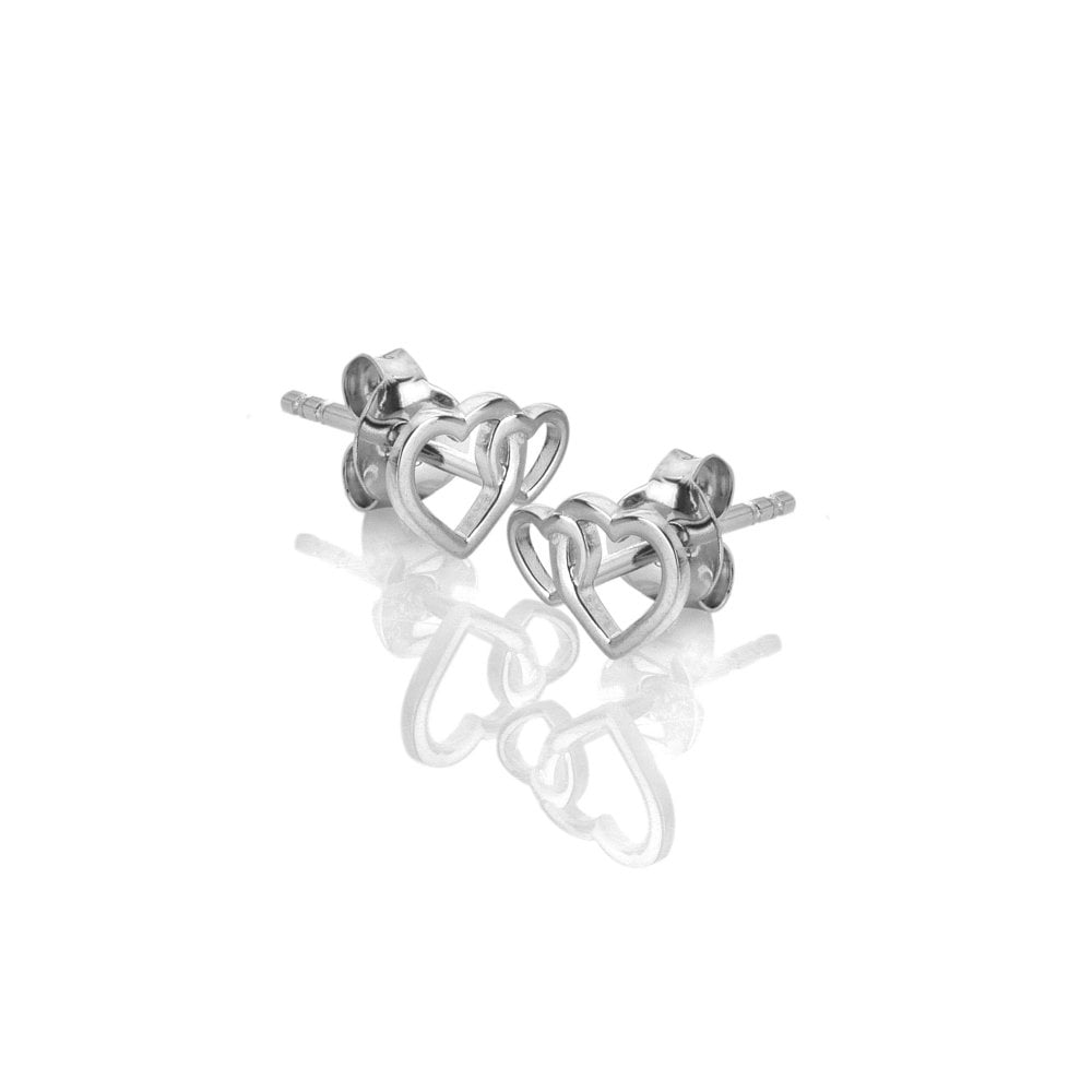 Hot Diamonds Silver Whisper Amazing Mum Earrings side
