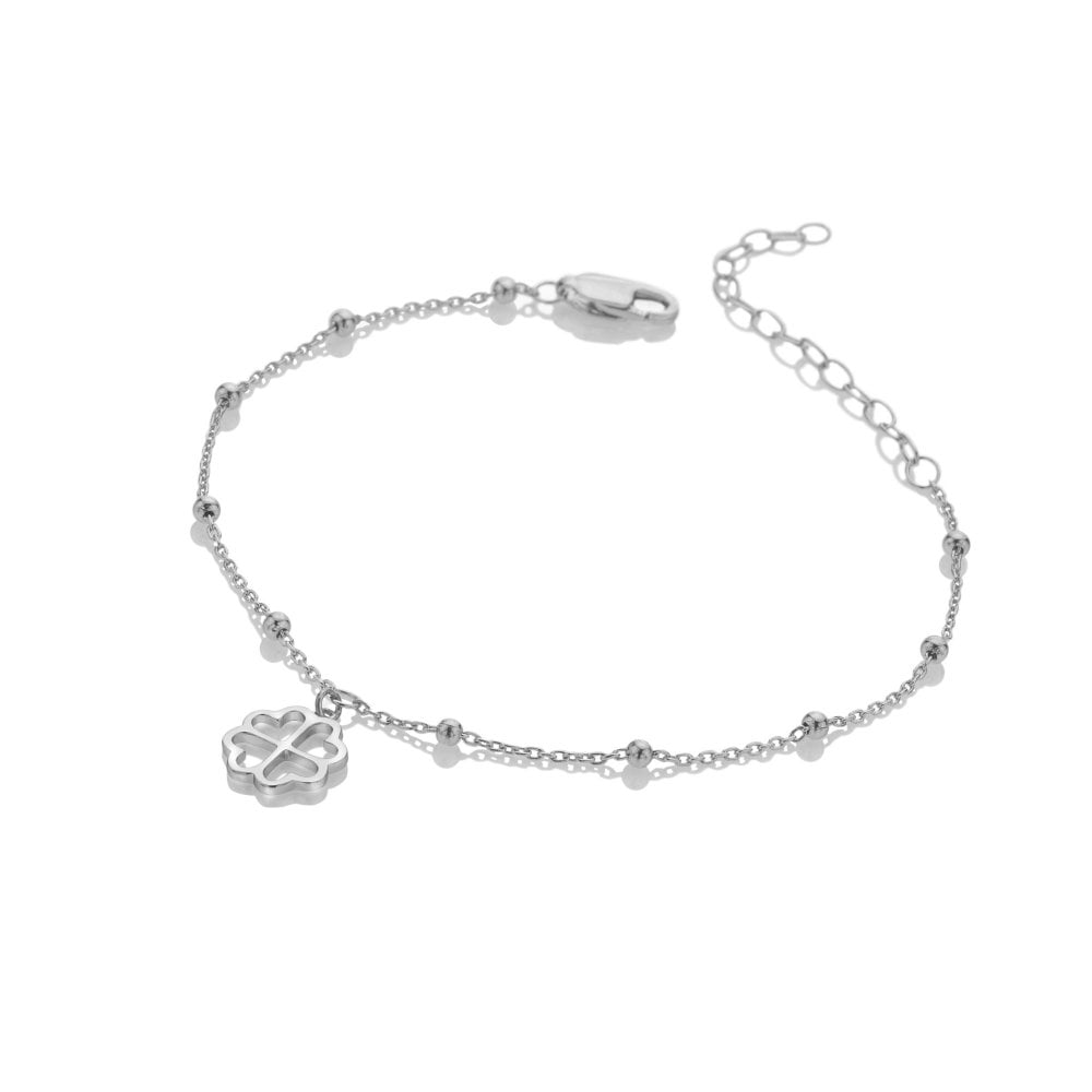 Hot Diamonds Silver Whisper Good Luck Bracelet
