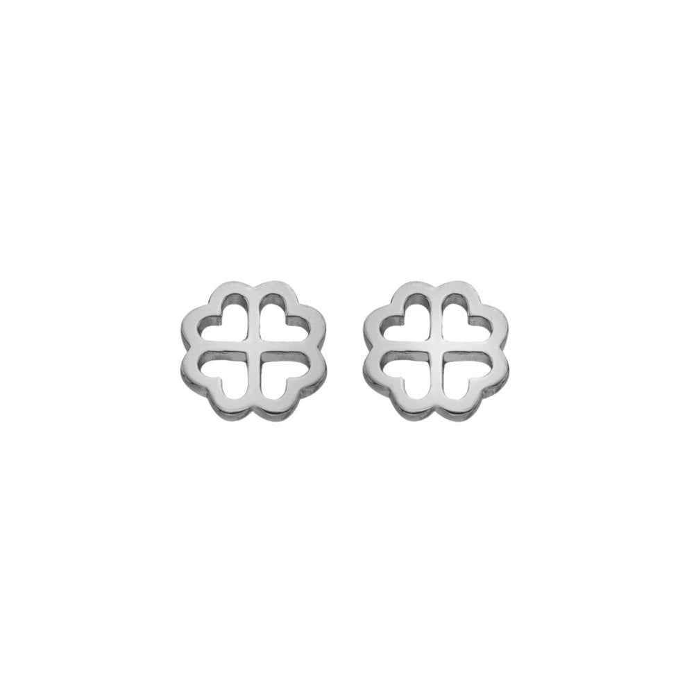 Hot Diamonds Silver Whisper Good Luck Earrings