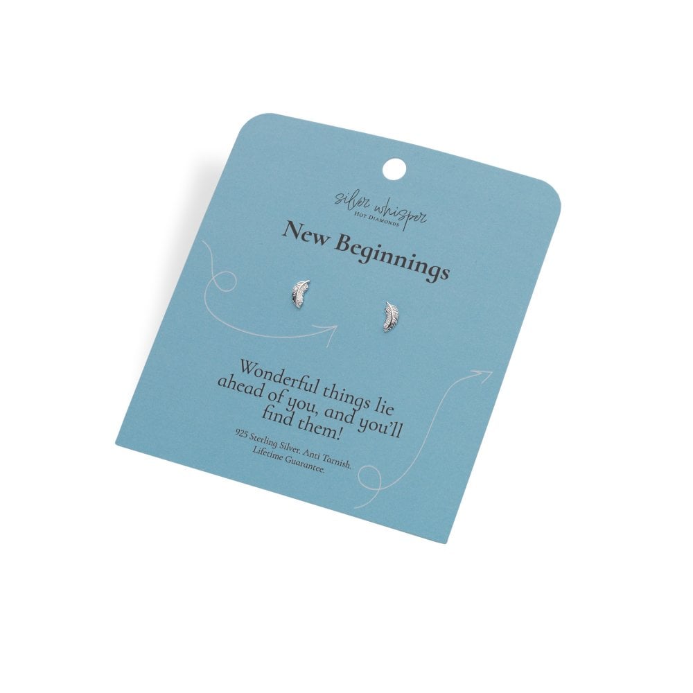 Hot Diamonds Silver Whisper New Beginnings Earrings packaging