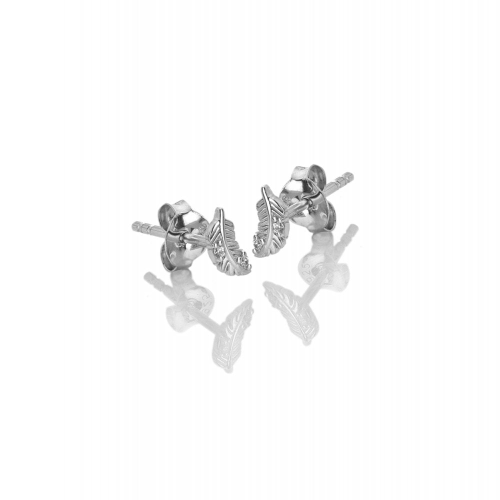 Hot Diamonds Silver Whisper New Beginnings Earrings SIDE