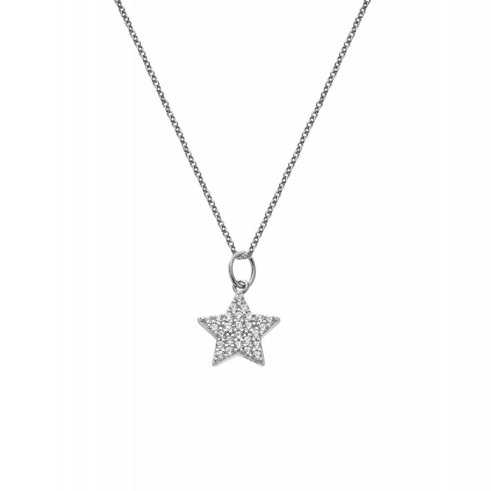 Hot Diamonds Silver Whisper Superstar Pendant