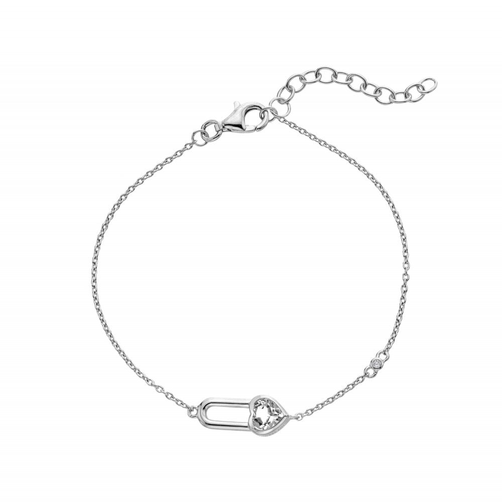 Hot Diamonds Solitaire Heart Bracelet DL722