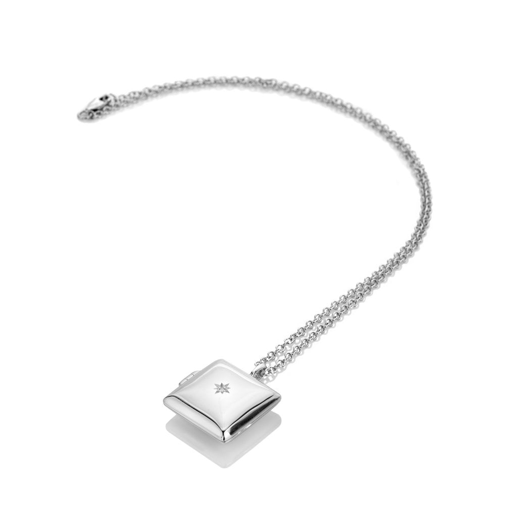Hot Diamonds Square Locket DP1101 CHAIN