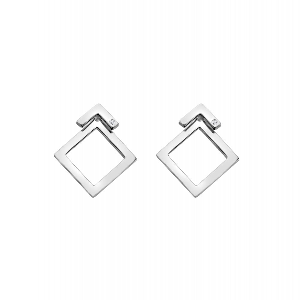 Hot Diamonds Square Paired Earrings DE887