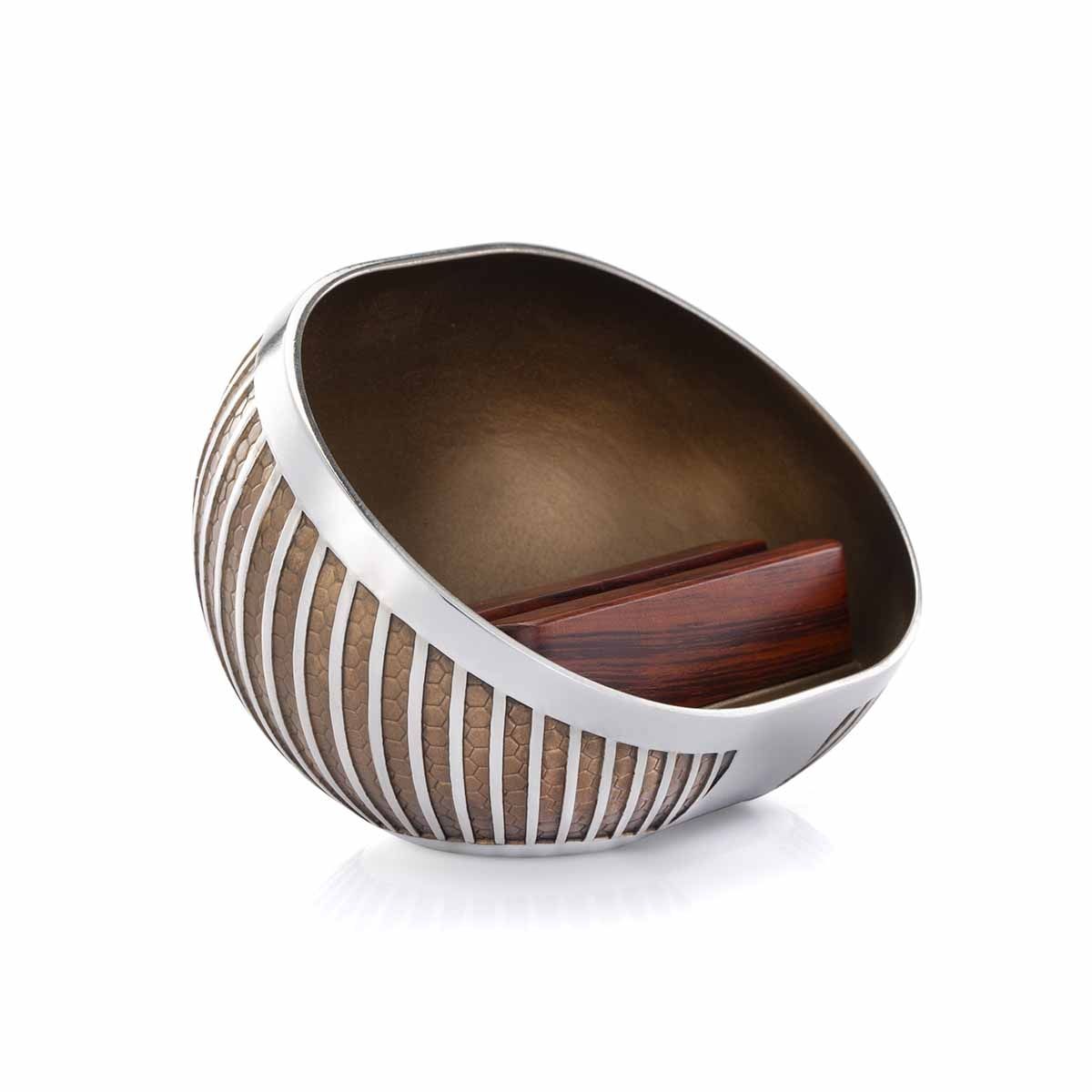 Royal Selangor Bronze Large Pod Amplifier side