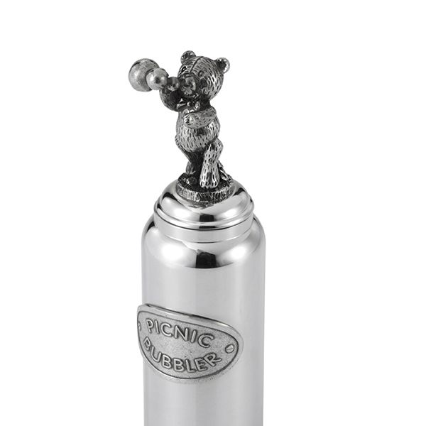 Royal Selangor Pewter Bubble Blower teddy bear