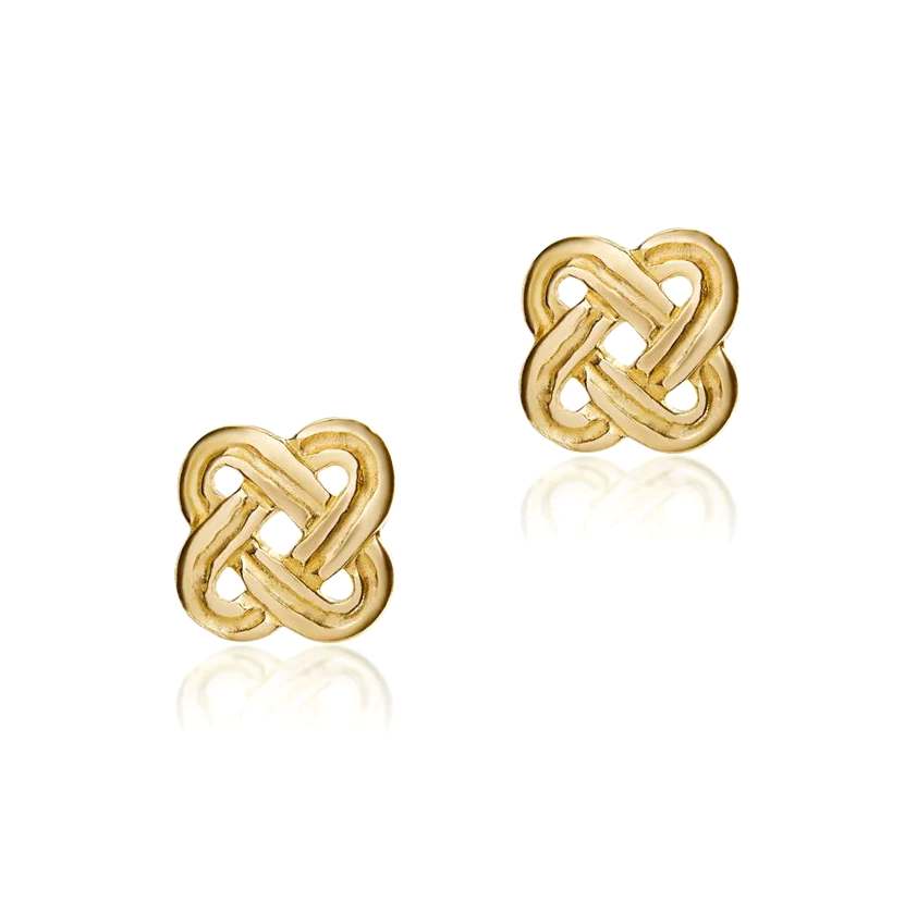9ct Gold Celtic Knot Stud Earring