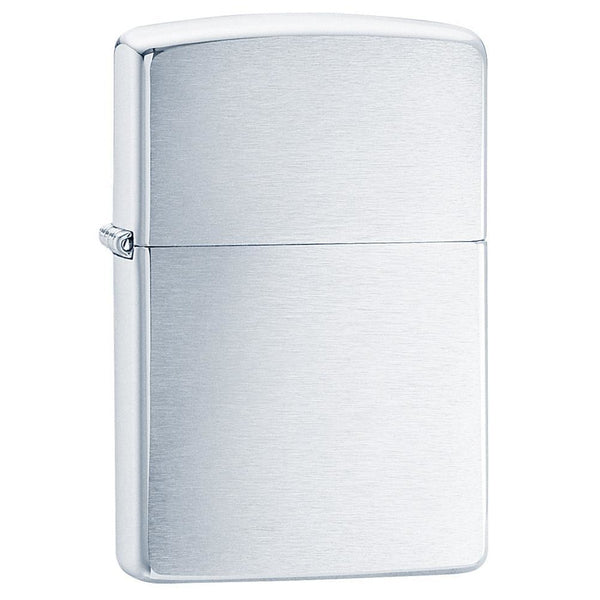 Zippo Brushed Chrome Lighter 200REG