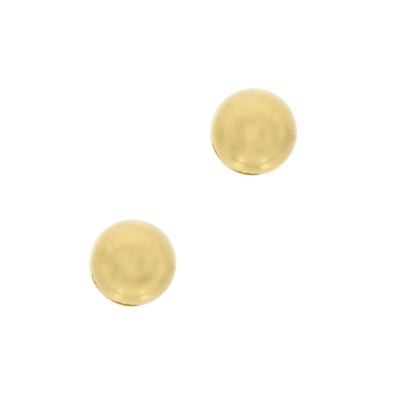 18ct Gold 7mm Ball Stud Earrings