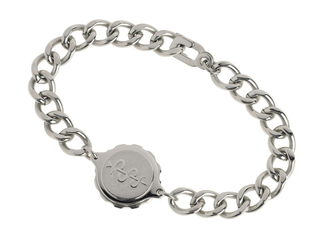 SOS Talisman Stainless Steel Snake & Staff Medical Alert Bracelet. Ladies & Gents