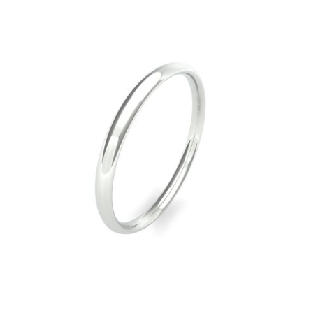 Traditional Court Ladies Medium Weight Wedding Bands