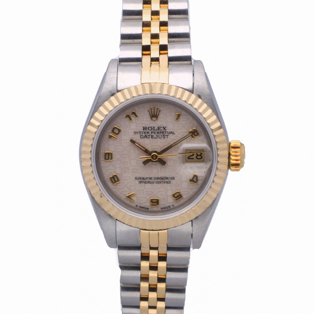 Pre Owned Rolex Ladies Datejust 69173 cream rolex dial