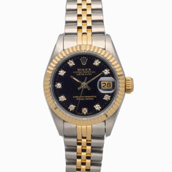 Pre Owned Rolex Ladies Datejust 69173 Diamond Dot Dial