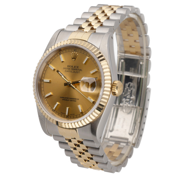 Pre Owned Rolex Men's Datejust 16233 side
