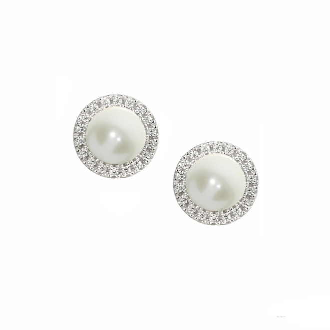 Amore Argento Candy Pearl Earrings 6073E 