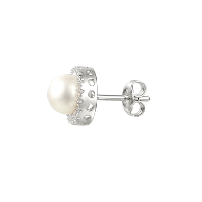 Amore Argento Candy Pearl Earrings 6073E side