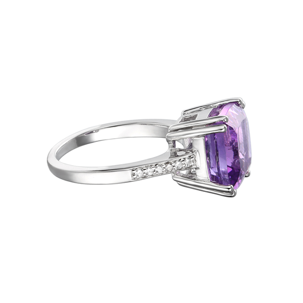  Silver Vivacious Violet Ring by Amore 6230SILCZ/AM