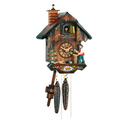 Hubert Herr Black Forest Cuckoo Clock with Woodchopper 65/22