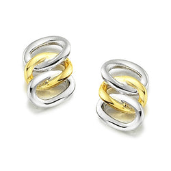 9ct Yellow & White Gold Trixie Earrings by Amore 6601WYW