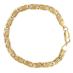 9ct Gold Flat Mariner Link Bracelet
