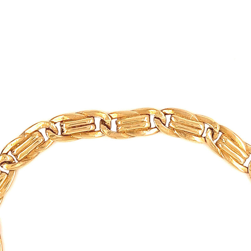 9ct Gold Flat Mariner Link Bracelet