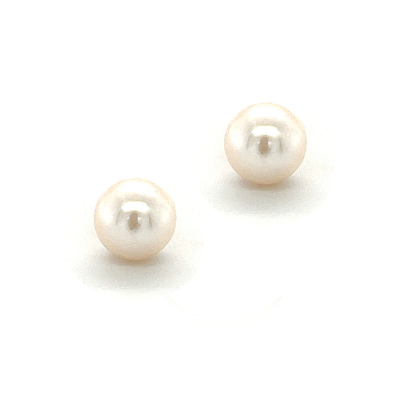 8mm Cultured Pearl Earring 9ct Gold