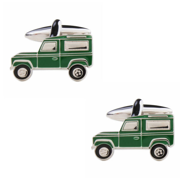 Dalaco Green Land Vehicle Cufflinks 90-1477