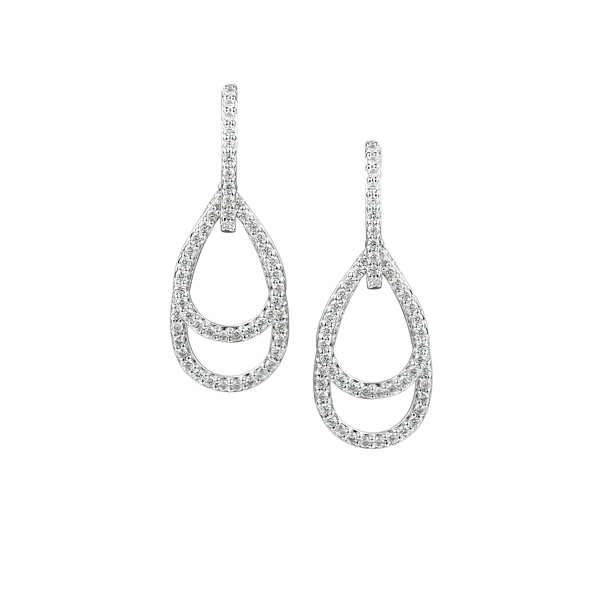 Dazzle Delight CZ Earrings by Amore 9000SILCZ