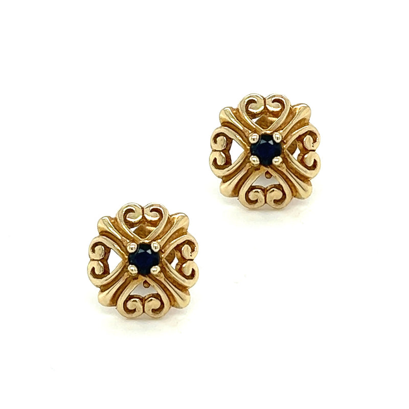 9ct Gold Fancy Sapphire Earrings