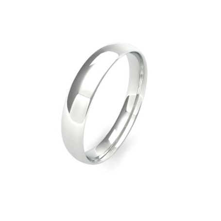 Traditional Court Ladies Medium Weight Wedding Bands
