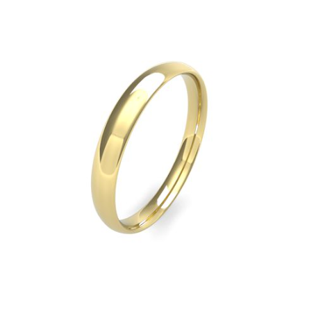 Traditional Court Ladies Medium Weight Wedding Bands