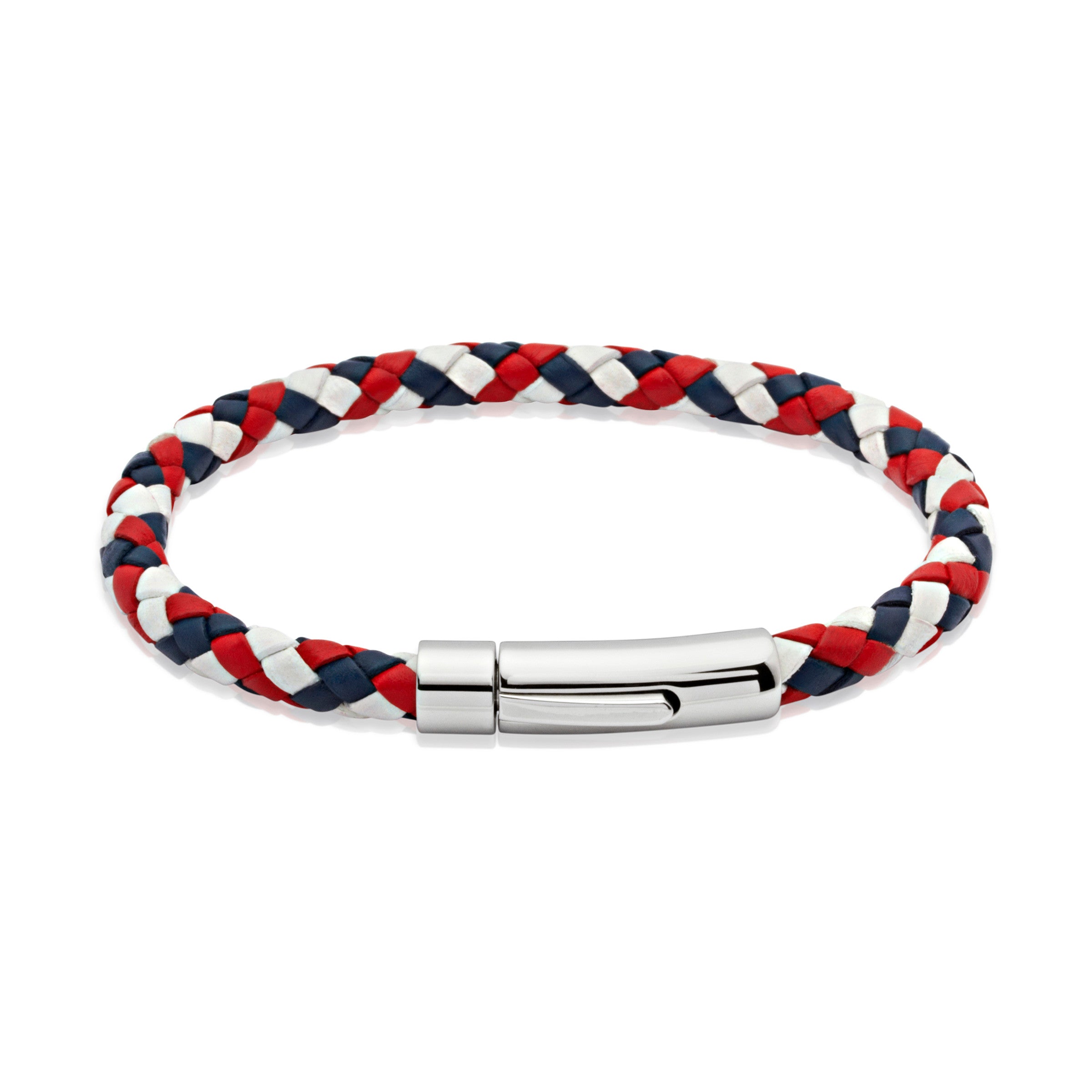 Unique & Co Mens Leather Bracelet A40GBR