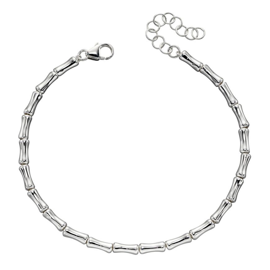 Elements Silver Bamboo Link Bracelet