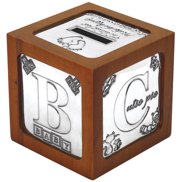 English Pewter Children's Money Box B C 