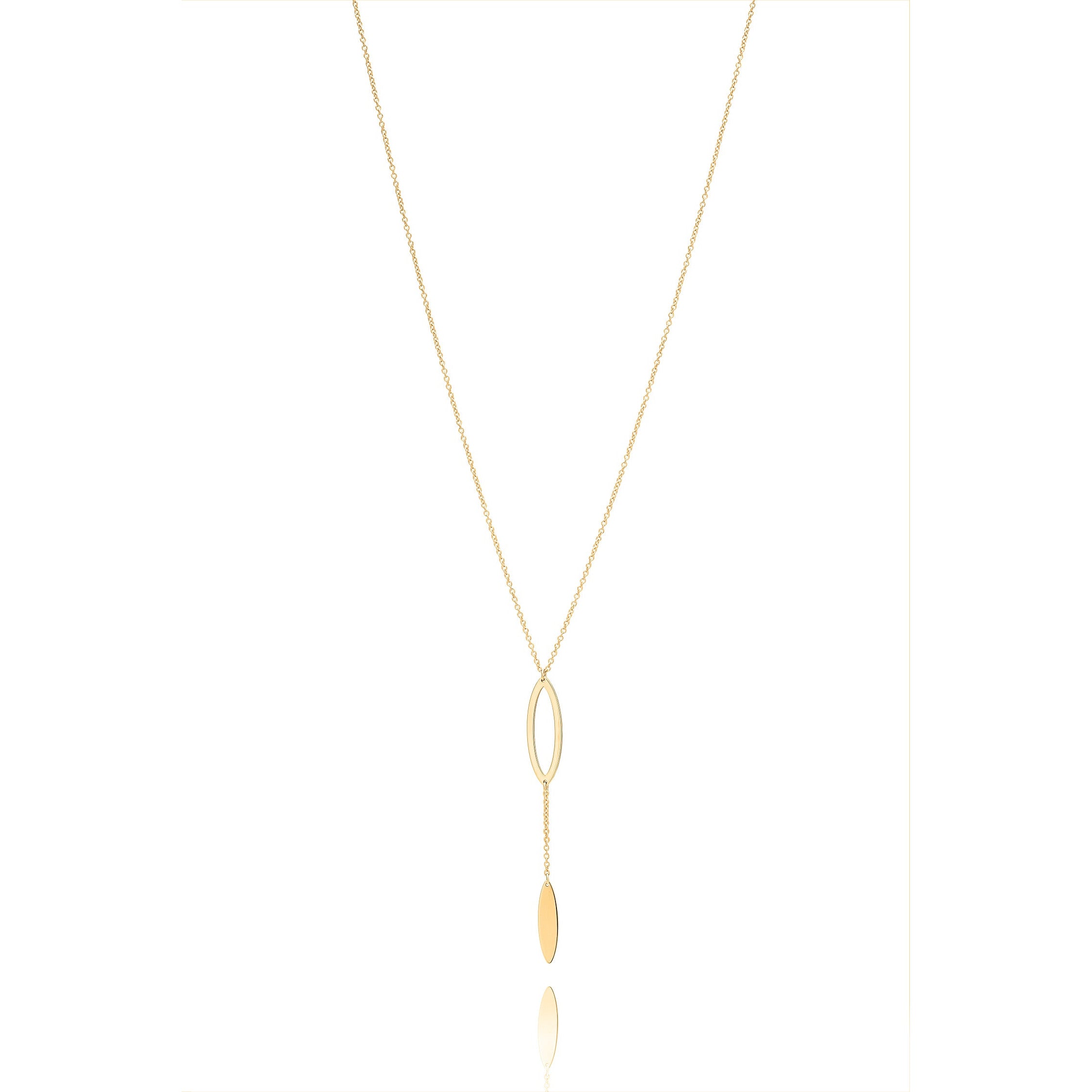 Unique & Co Open Oval Necklace DK-21