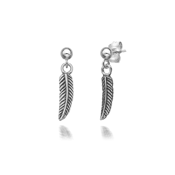 Dollie Jewellery Faith Feather Earrings E0011