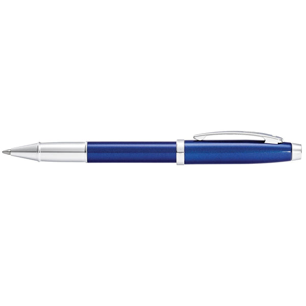 Sheaffer Series 100 Glossy Blue Chrome Trim Rollerball Pen