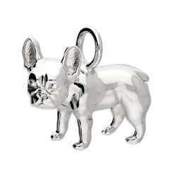 French Bulldog Silver Pendant